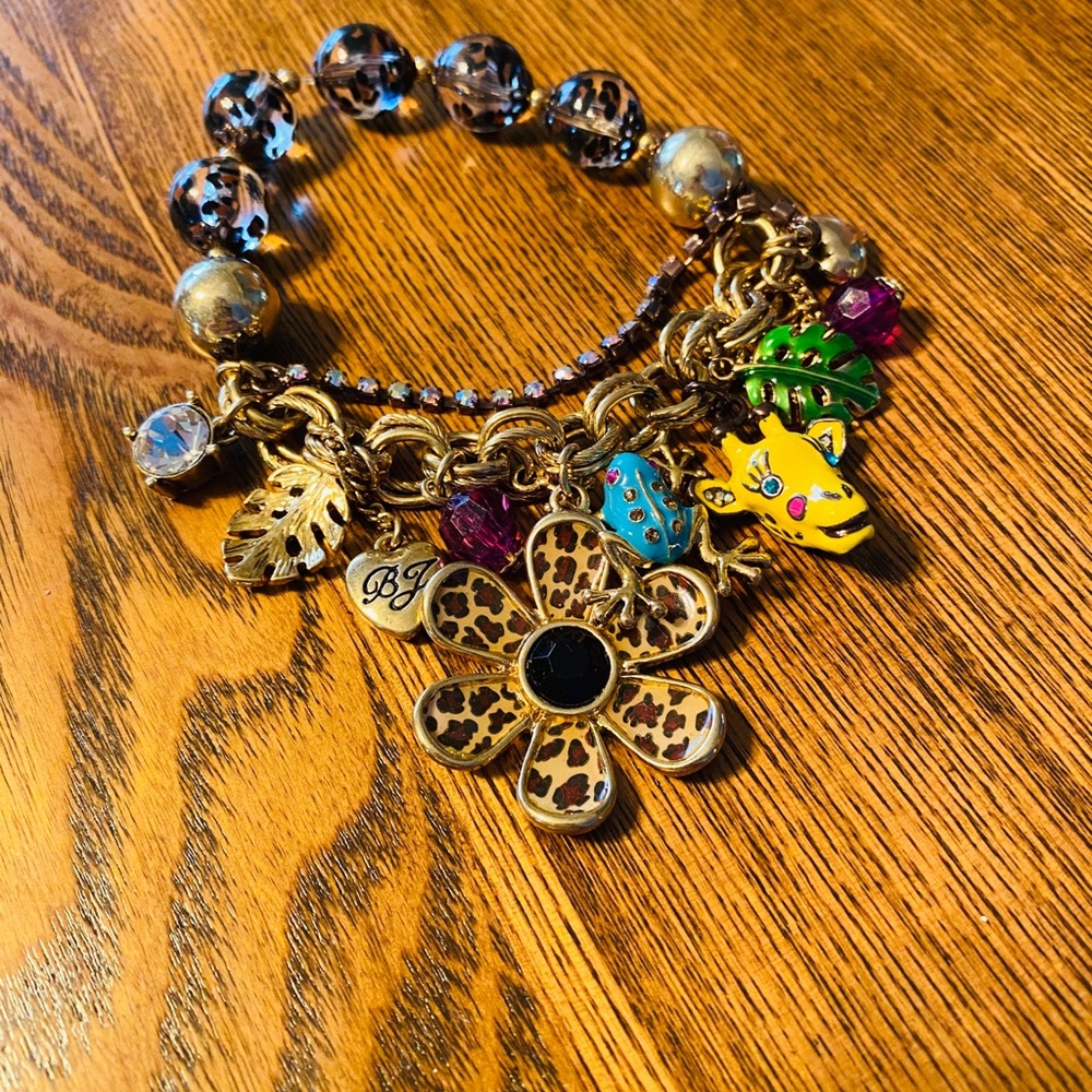 Betsey Johnson Jungle Fever Charm Bracelet